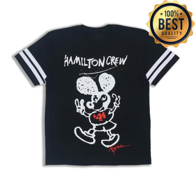 Plus44 Merch Store Lucky Mouse Jersey Short Sleeve Tee Black Plus44 Merch Store Lucky Mouse Jersey Short Sleeve Tee Black