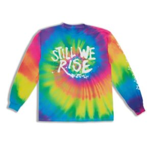Plus44 Merch Store Sin City Tie Dye Long Sleeve Tee Rainbow