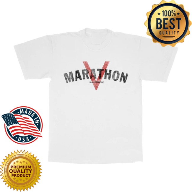 Themarathonclothing Store Merch Marathon V For Victory Package White T-Shirt Themarathonclothing Store Merch Marathon V For Victory Package White T-Shirt