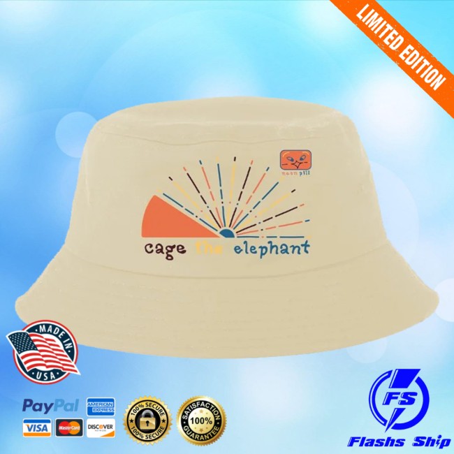 Cage The Elephant Store Merch Neon Pill Bucket Hat Cage The Elephant Store Merch Neon Pill Bucket Hat