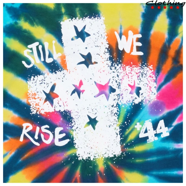 Plus44 Store Merch City Of Lights Tie Dye Classic Short Sleeve Tee Plus44 Store Merch City Of Lights Tie Dye Classic Short Sleeve Tee