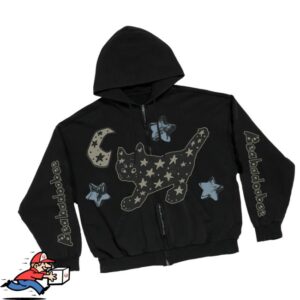 Beabadoobee Store Merch Space Cat Zip Hoodie