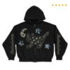 kenny beabadoobee store merch space cat zip hoodie