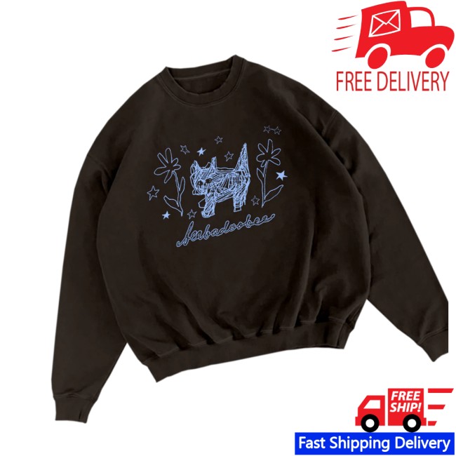 Beabadoobee Store Merch Scribble Cat Crew Beabadoobee Store Merch Scribble Cat Crew