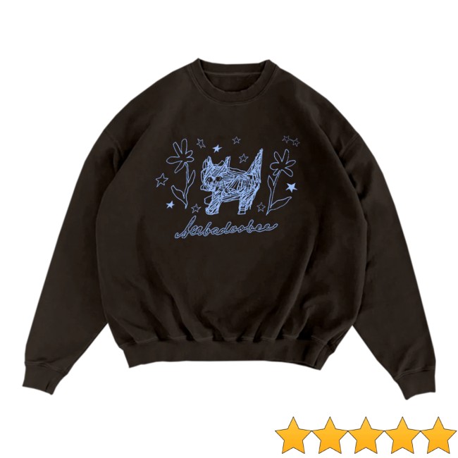 Beabadoobee Store Merch Scribble Cat Crew Beabadoobee Store Merch Scribble Cat Crew