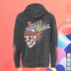 kenny Jelly Roll Merch Store Flame Skull Pigment Black Hoodiea