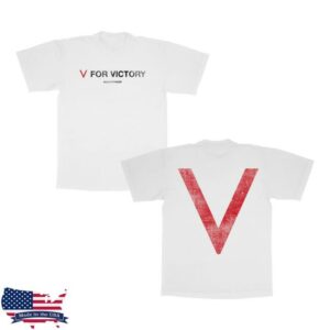 The Marathon Clothing Merch Store Marathon V For Victory Bulletproof T-Shirt White