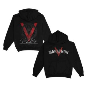 The Marathon Clothing Merch Store Marathon V For Victory Package Hoodie Black