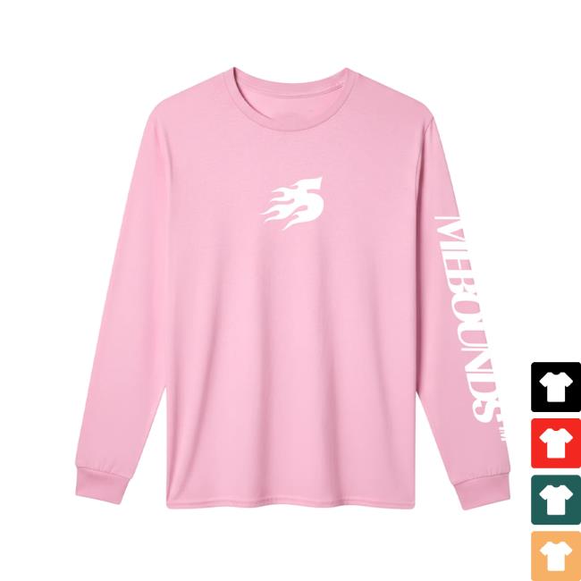 Angel Reese Merch Store Mebounds Long Sleeve Pink Angel Reese Merch Store Mebounds Long Sleeve Pink
