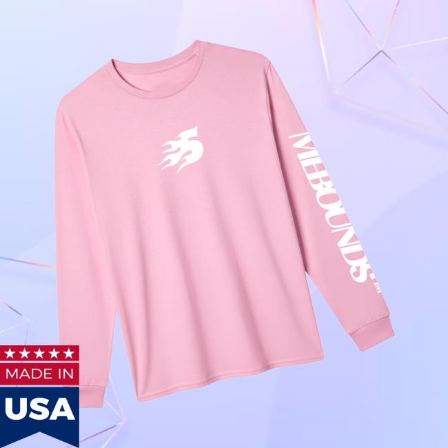 Angel Reese Merch Store Mebounds Long Sleeve Pink Angel Reese Merch Store Mebounds Long Sleeve Pink