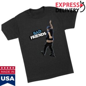 Bad Friends Merch Store Merch Bobby Falling T-Shirt