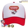 kenny national bohemian store merch frosty boh white red trucker hat