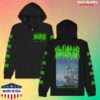 kenny blood incantation store merch hidden history zip up black hoodie
