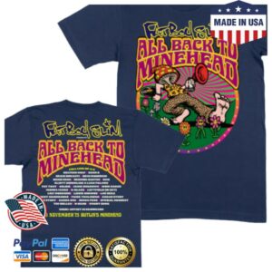 Fatboy Slim Store Merch Navy ‘All Back To Minehead Event 2025’ T-Shirt