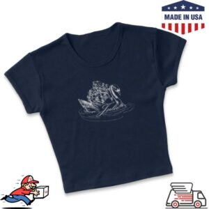 Julie Store Merch Swan Baby Tee