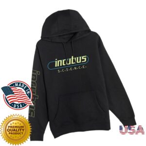 Incubus Store Merch Incubus Science Pullover Black Hoodie