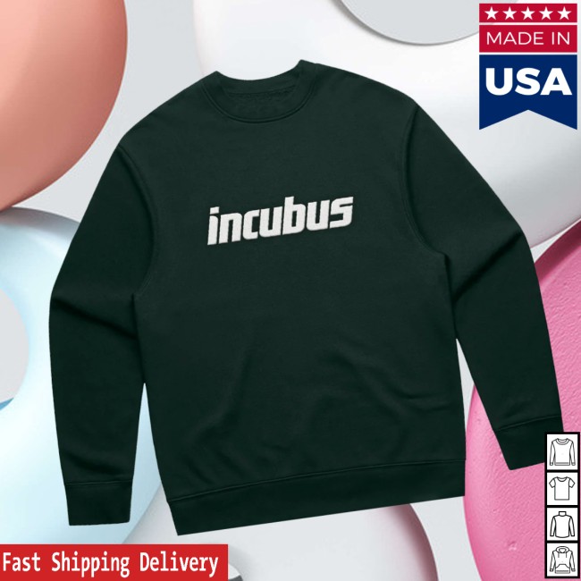 Incubus Store Merch Incubus Logo Pine Green Crewneck Fleece Incubus Store Merch Incubus Logo Pine Green Crewneck Fleece