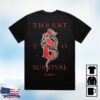 kenny shinedown store merch threat to survival x tee
