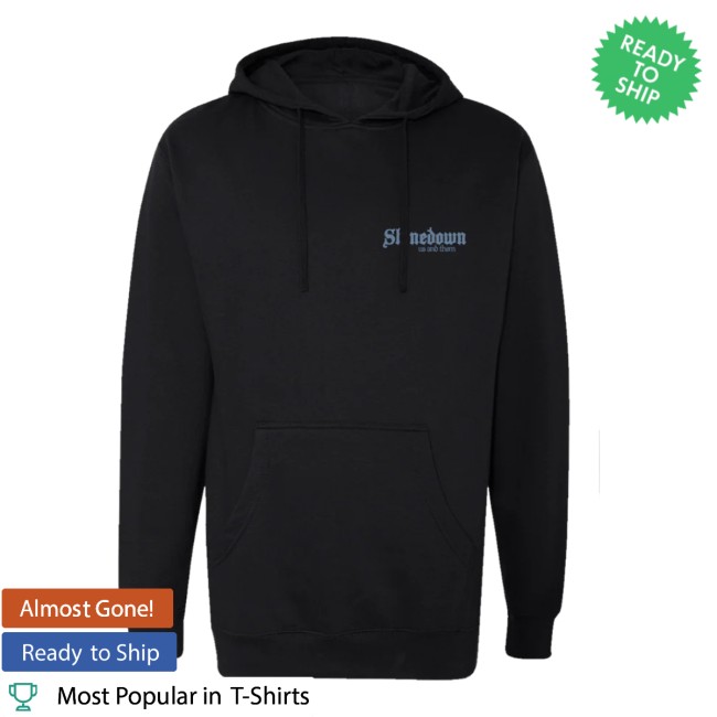 Shinedown Store Merch Us & Them Xx Hoodie Shinedown Store Merch Us & Them Xx Hoodie