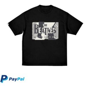 The Beatles Merch Store Anthology Black Logo T-Shirt