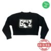 Griz Merch Store Griz Block Logo Pullover Cropped Hoodie Bone