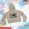 kenny Griz Merch Store Griz Block Logo Pullover Cropped Hoodie Bonea