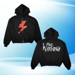 The Warning Merch Store Bolt Zip Hoodie