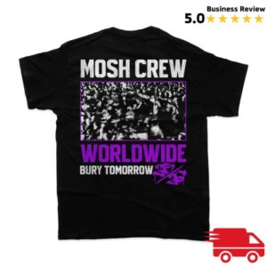 Bury Tomorrow Store Merch Mosh Crew Black T-Shirt