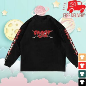 Official Ghost Racing Store Merch Kill Bill Dupe Black Long Sleeve