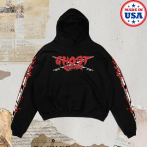 Official Ghost Racing Store Merch Kill Bill Dupe Black Hoodie