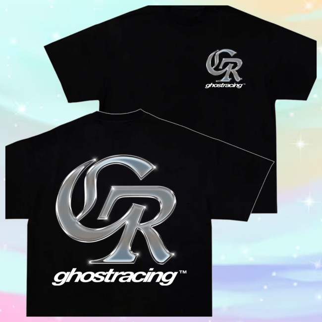 Official Ghost Racing Store Merch Gr Chrome Black Shirt Official Ghost Racing Store Merch Gr Chrome Black Shirt