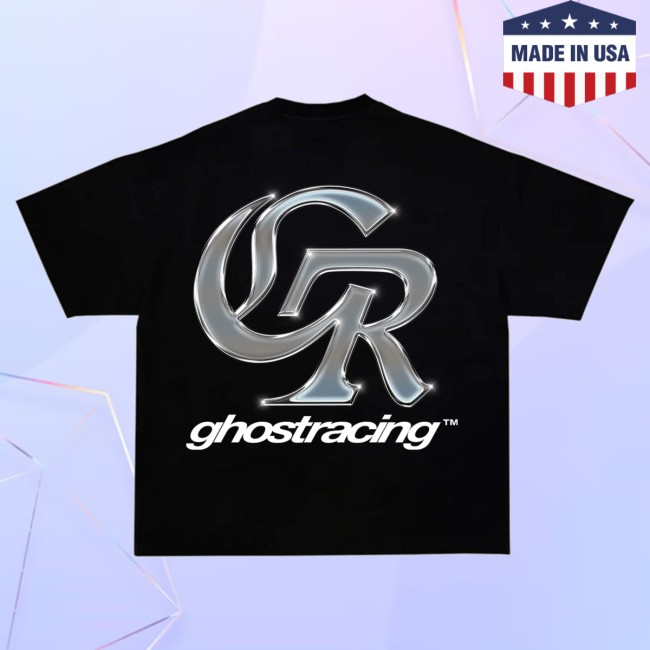 Official Ghost Racing Store Merch Gr Chrome Black Shirt Official Ghost Racing Store Merch Gr Chrome Black Shirt