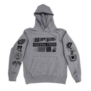 Griz Merch Store Griz Future Funk Pullover Hoodie In Light Heather