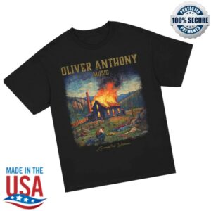 Oliver Anthony Music Store Merch Scornful Woman Black T-Shirt