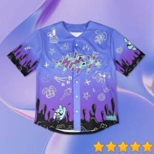 Kt8 Merch Store Sippy Drippy Bunny Baseball Jersey