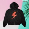 kenny the warning official store merch bolt zip hoodie