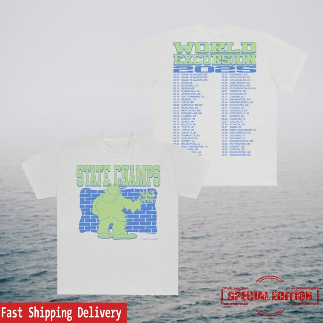 State Champs Store Merch World Tour Tee State Champs Store Merch World Tour Tee