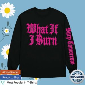 Bury Tomorrow Merch Store What If I Burn Longsleeve Black