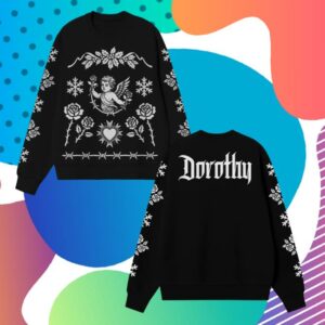 Dorothy Merch Store Holiday Crewneck Sweatshirt Black