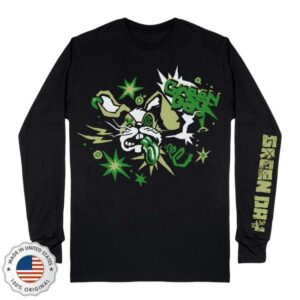 Green Day Merch Buzzed Bunny Long Sleeve Tee
