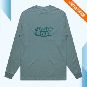 Daily Bread Merch Store Hotline Longsleeve Tee Pale Blue