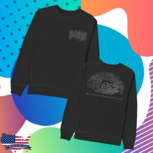 Blood Incantation Store Merch Reflective Stargate Research Society Crewneck Sweatshirt