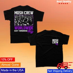 Bury Tomorrow Merch Store Mosh Crew T-Shirt Black