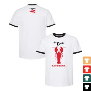The B52s Merch Store Rock Lobster Ringer T-Shirt