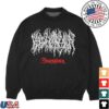 Blood Incantation Merch Store Reflective Stargate Research Society Crewneck Sweatshirt Black