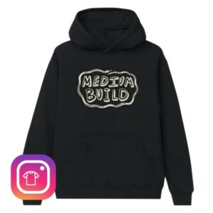 Medium Build Merch Store High Horse Pullover Hoodie