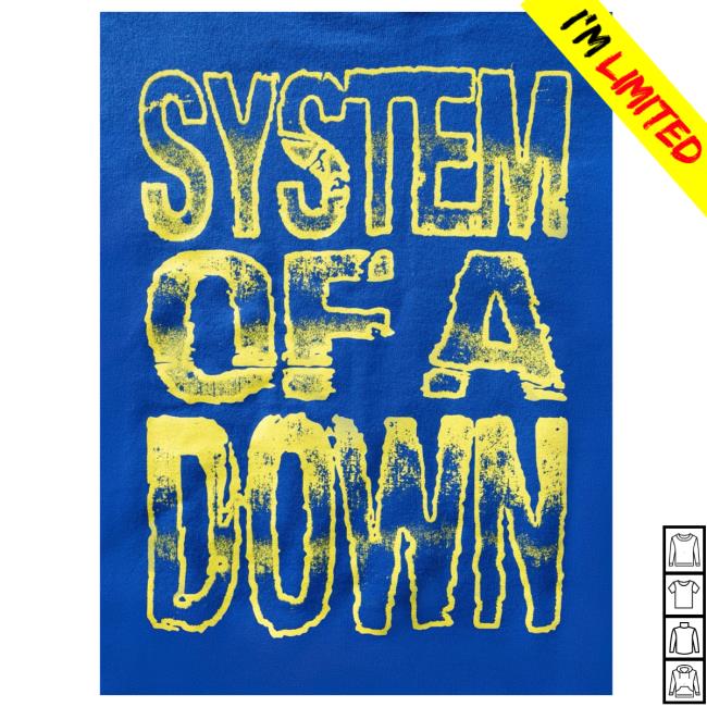 System Of A Down Merch Store Gradient Stack Crewneck System Of A Down Merch Store Gradient Stack Crewneck