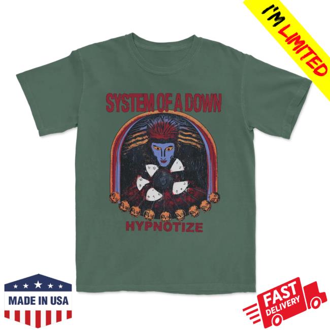 System Of A Down Merch Store Hypnotize Faded Cover Tee System Of A Down Merch Store Hypnotize Faded Cover Tee