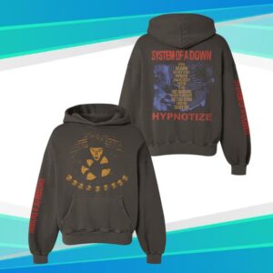 System Of A Down Merch Store Hypnotize Tracklist Hoodie