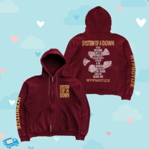 System Of A Down Merch Store Hypnotize Zip Hoodie